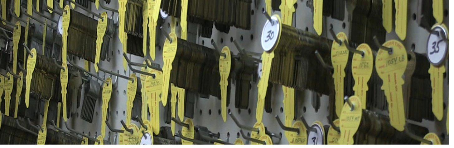 Wall of keys for every make and model